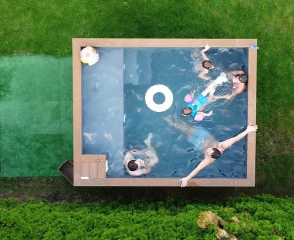 Piscina spa contenedor 3,0mx 2,5m con jacuzzi,