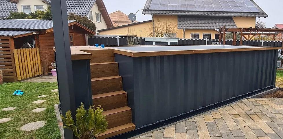 Piscina contenedor de 6,2 m x 2,5 m
