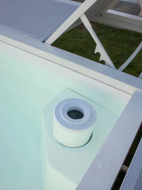 Piscina Mariposa con tumbonas GRE