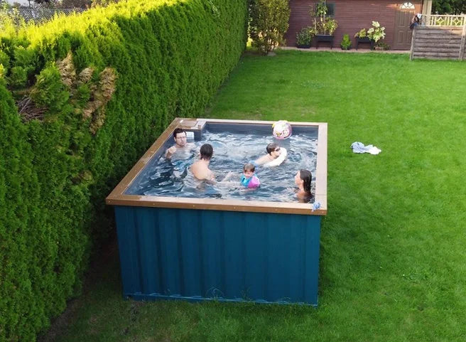 Piscina spa contenedor 3,0mx 2,5m con jacuzzi,