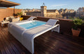 Piscina Mariposa con tumbonas GRE
