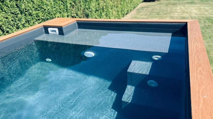 Piscina spa contenedor 3,0mx 2,5m con jacuzzi,