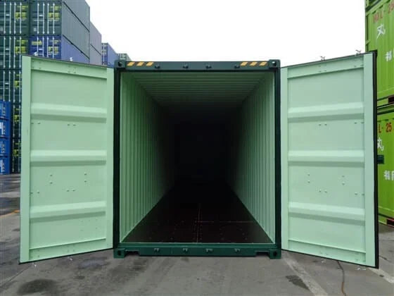 Contenedor marítimo 40 pies HC Verde Nuevo