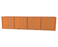 Container con abertura lateral 40pies  HC Open Side con 2 puertas