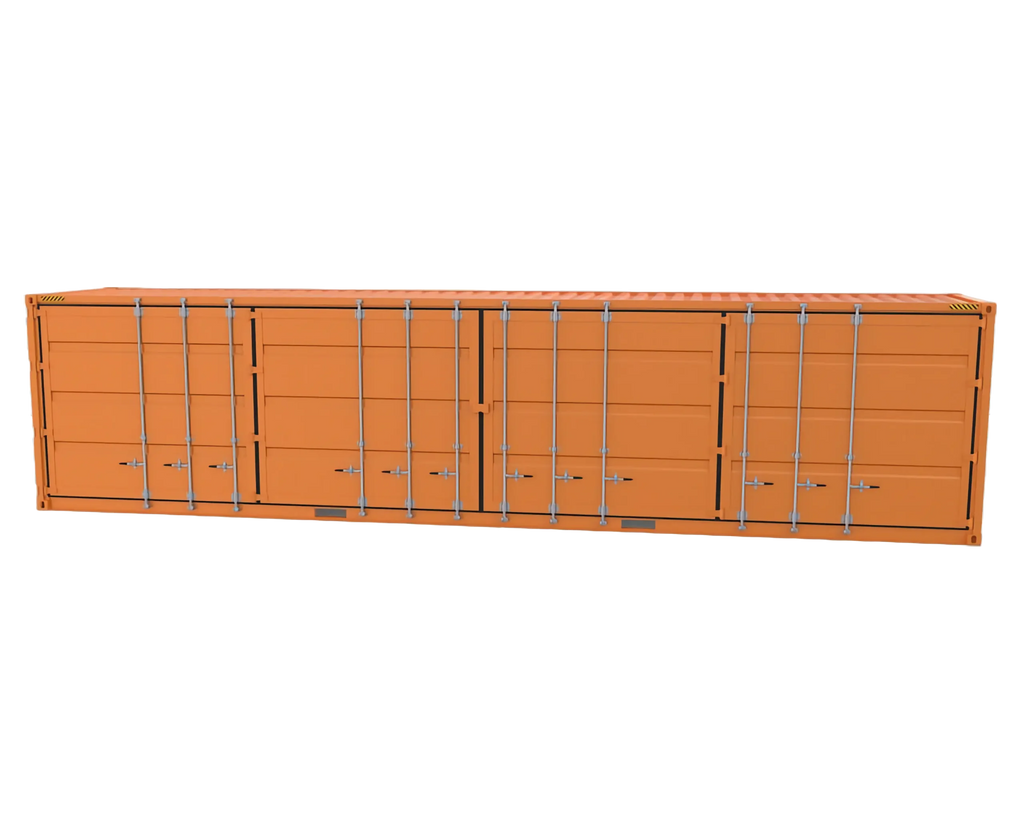 Container con abertura lateral 40pies  HC Open Side con 2 puertas