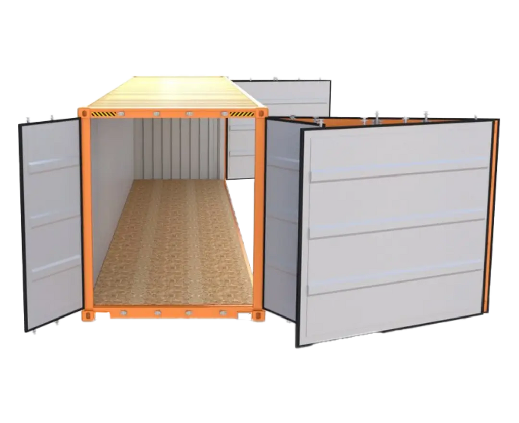 Container con abertura lateral 40pies  HC Open Side con 2 puertas