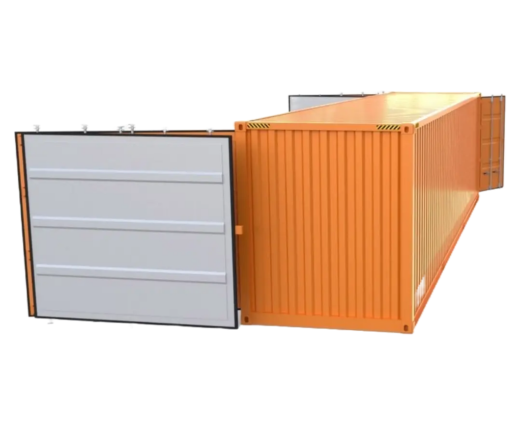 Container con abertura lateral 40pies  HC Open Side con 2 puertas