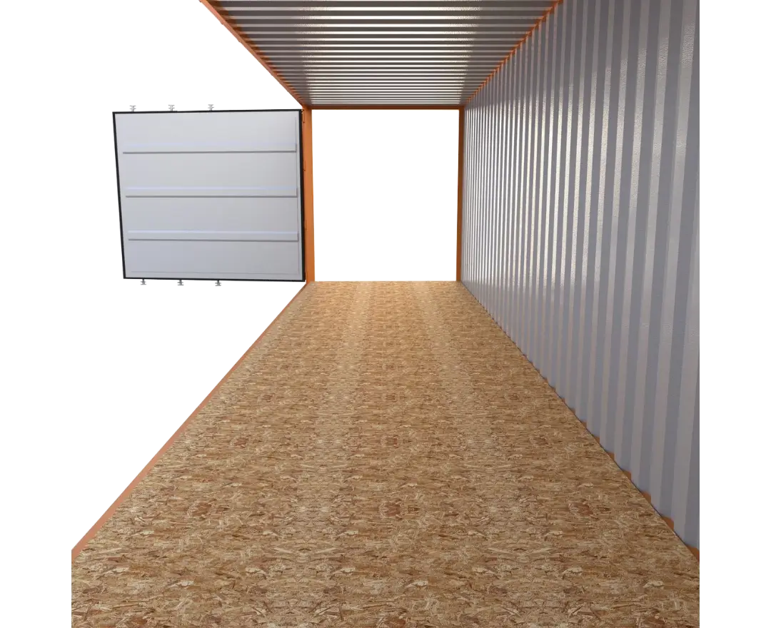 Container con abertura lateral 40pies  HC Open Side con 2 puertas