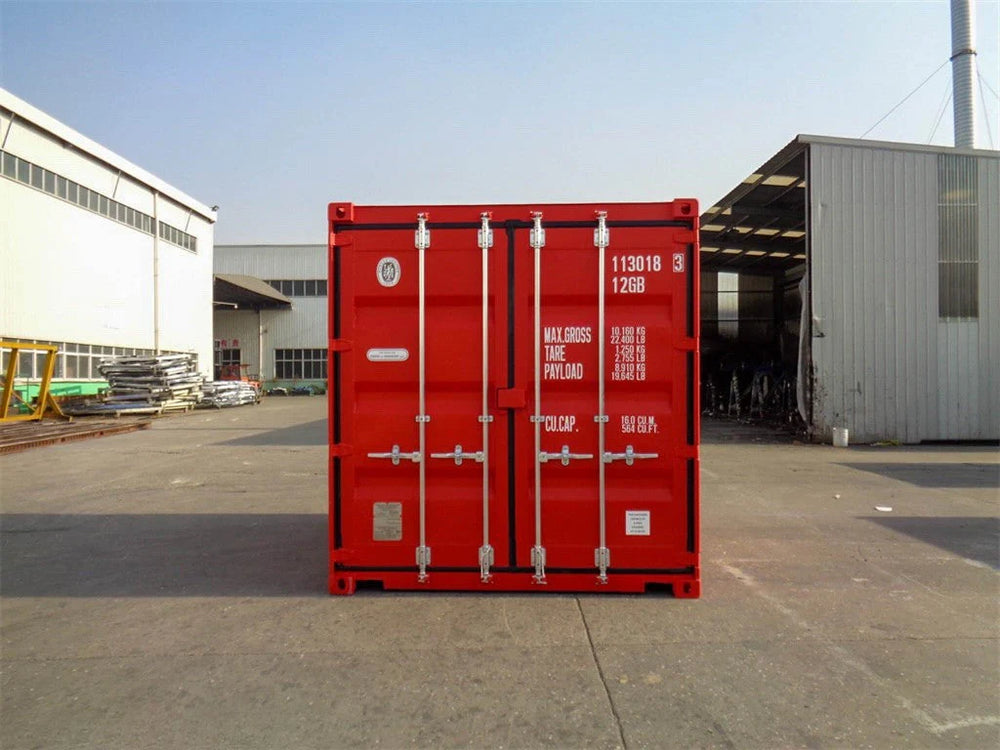 Contenedor maritimo 10 pies rojo – nuevo