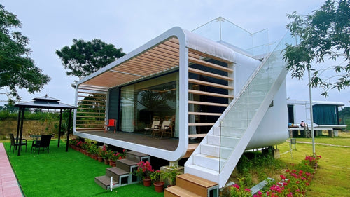 Appel Cabin VL-PB03- Casa Cápsula de Lujo, 4-8 Plazas