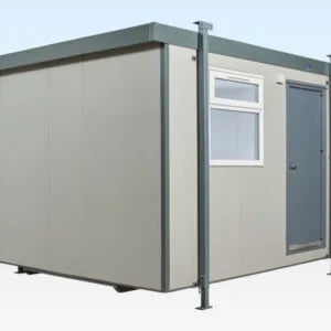 Cabina de aseo de acero 2+1 – 12×9 pies