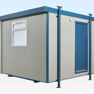 Cabina de aseo de acero 2+1 – 12×9 pies