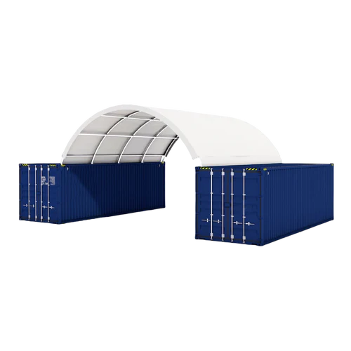 Galpón contenedor marítimo 20’x20′ – Robusto y asequible