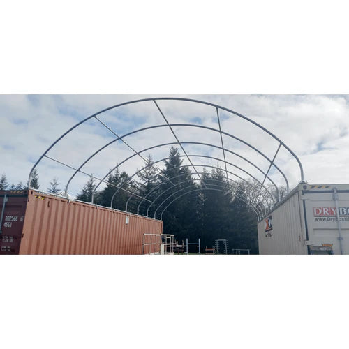 Cobertizo para contenedores marítimos 20’x40′ – Solución robusta y versátil