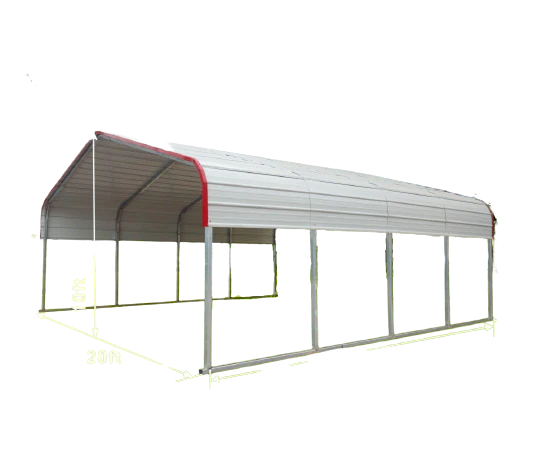 Carport de acero Golden Mount Classic – Protección elegante y duradera para sus vehículos