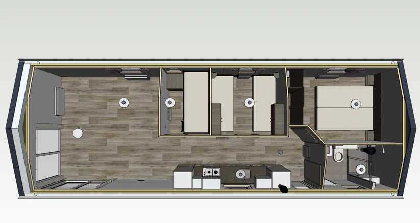 Mobil Home 3 Habitaciones – 46m2 Espacio y Confort