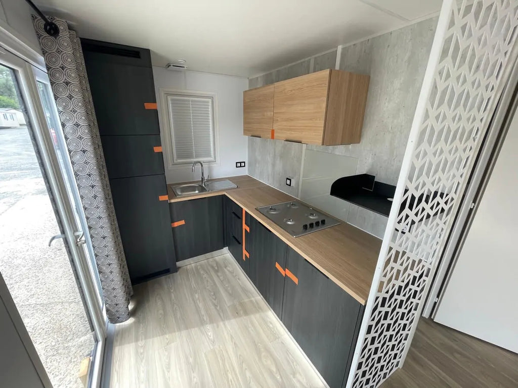 Mobile Home T2 – Solución de vivienda moderna y flexible