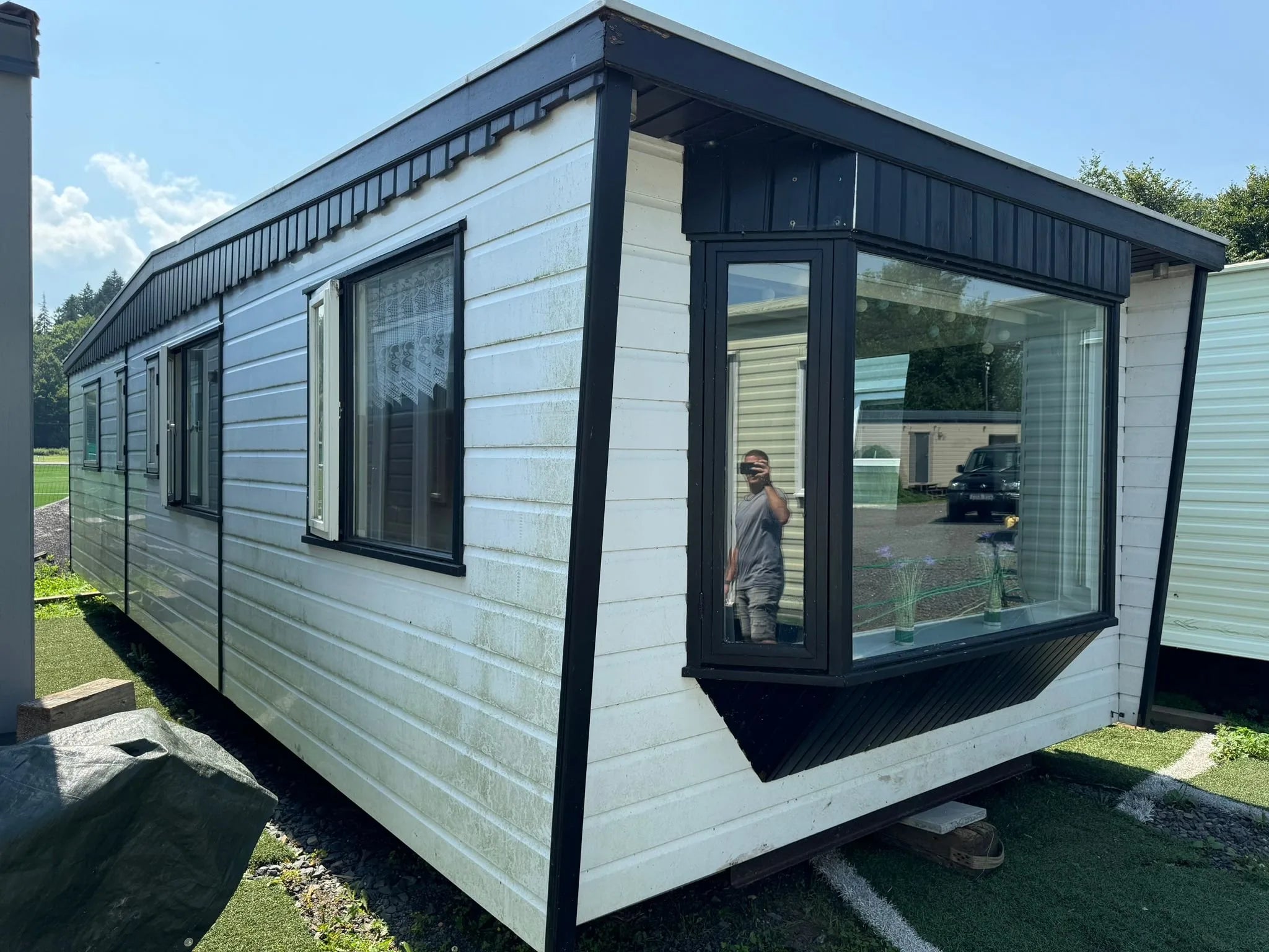 Mobile Home – Modelo Chalet Blanco 11,0 x 3,7 m