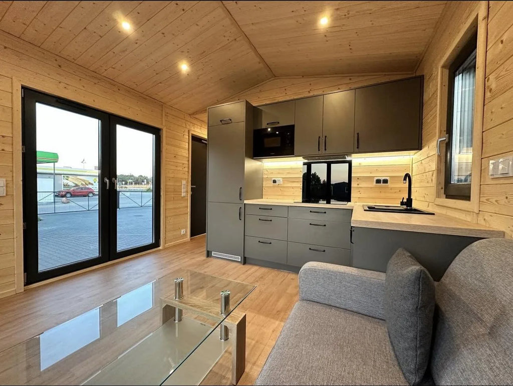 Casa móvil moderna – Dimensiones 10,5 x 3,8 m