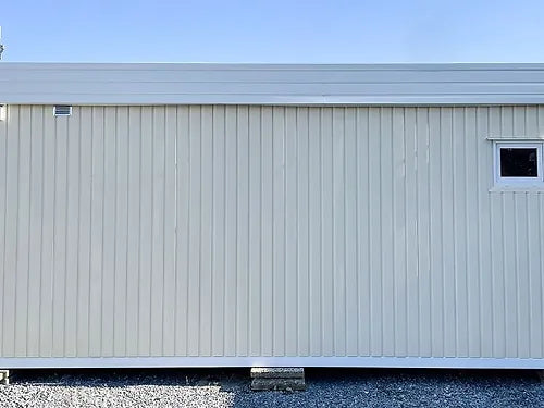 Contenedor de oficina doble – 29,4 m², modular, personalizable