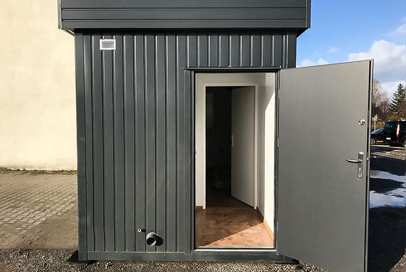 Contenedor de oficina (14,7m²) – Espacio de trabajo modular