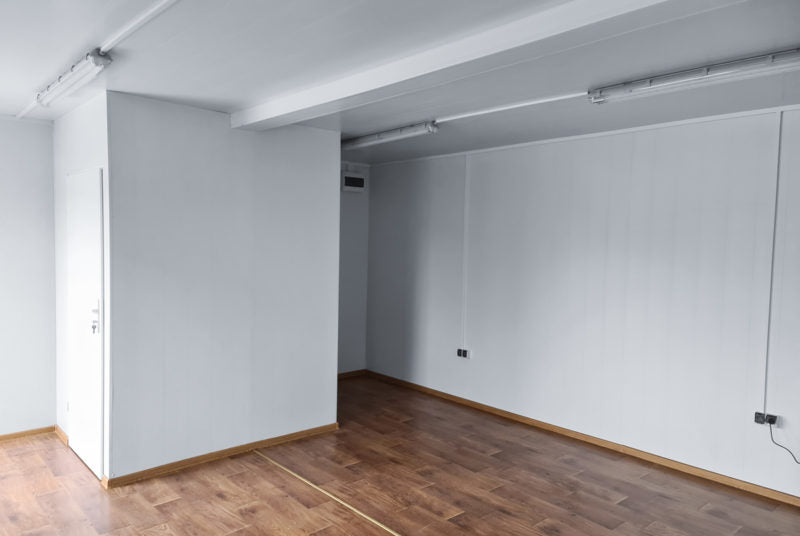 Contenedor de oficina doble (29,4m²) con baño
