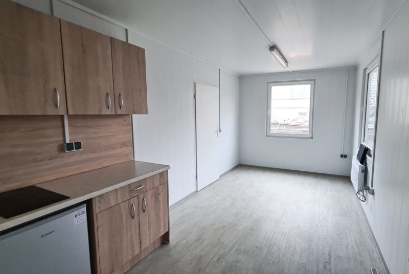 Contenedor Oficina Doble (44m²) – Autonomía y Confort