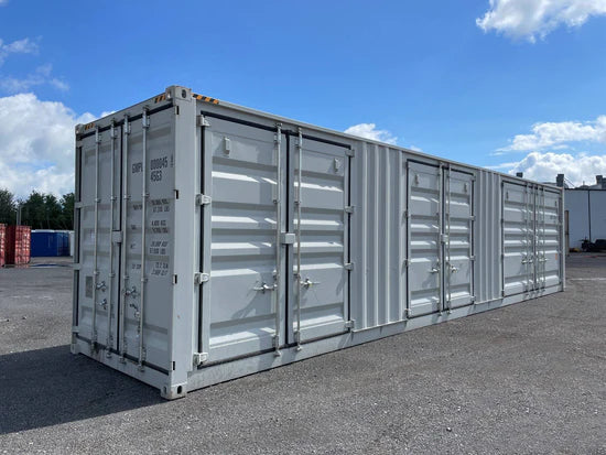 Contenedor High Cube de 40 pies con 3 puertas laterales – Espacio versátil y acceso optimizado