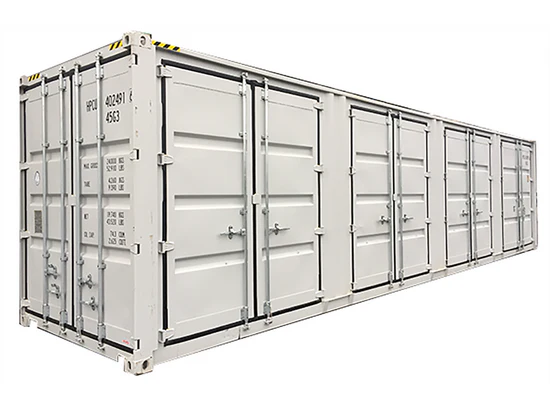 High Cube Container 40 Pies con 4 Puertas Laterales – Acceso y Protección Total