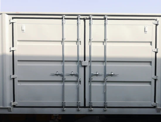 Contenedor cúbico de 40 pies de altura con 2 puertas laterales – Solución robusta y versátil para almacenamiento y transporte