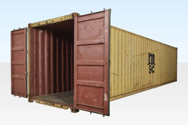 Contenedor Marítimo Usado 40 Pies High Cube – Capacidad Óptima