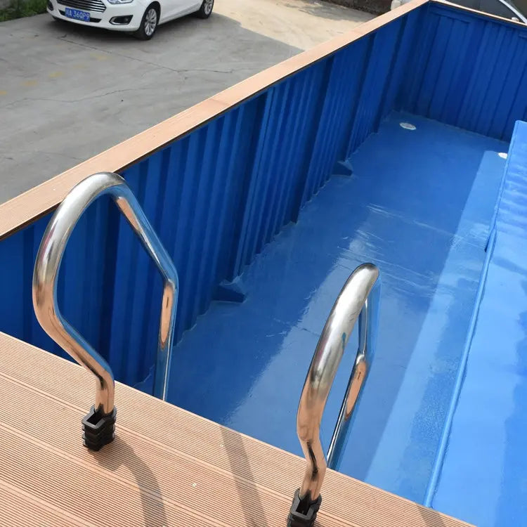SP03 Contenedor de piscina con estructura de acero galvanizado de 11,8 m