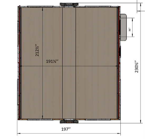 Casa Prefabricada Móvil y Extensible – 17×20 Pies
