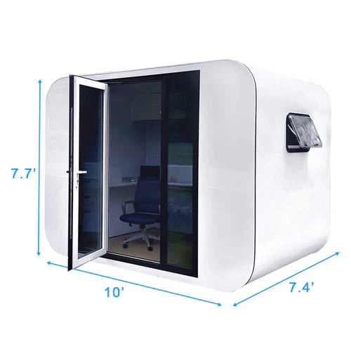 Petit Cube Palo prefabricado con inodoro – 10 pies