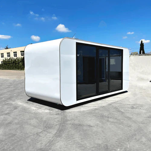 Petit Cube Palo prefabricado con inodoro – 16 pies