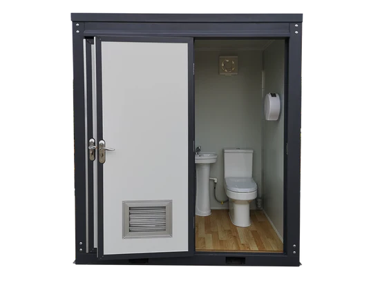 Palo de aseo portátil – 2 cabinas privadas