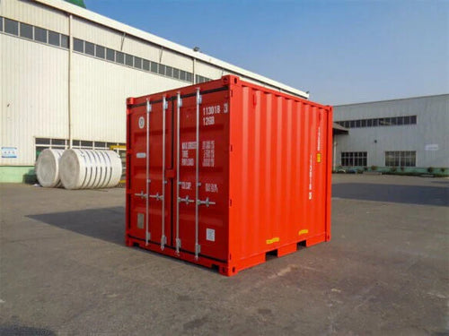 Contenedor maritimo 10 pies rojo – nuevo