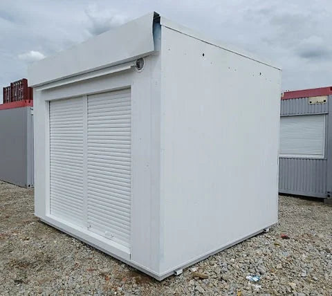 Contenedor Comercial 300×350 Con Persianas Frontales Divididas