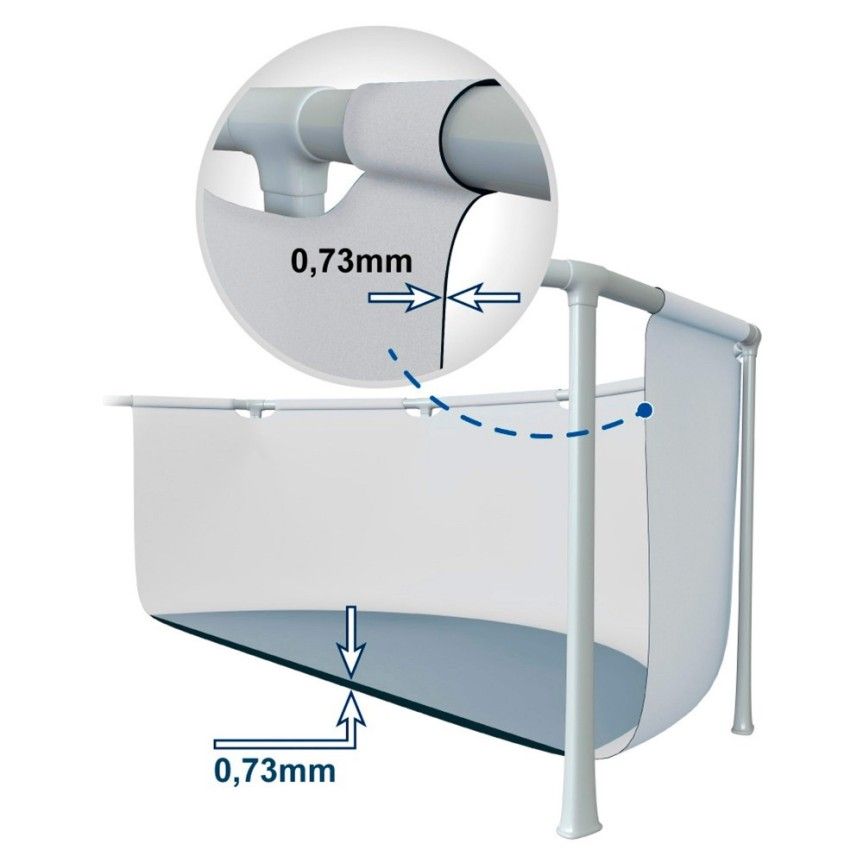 Piscina desmontable rectangular Ultra XTR Frame 10 metros con depuradora